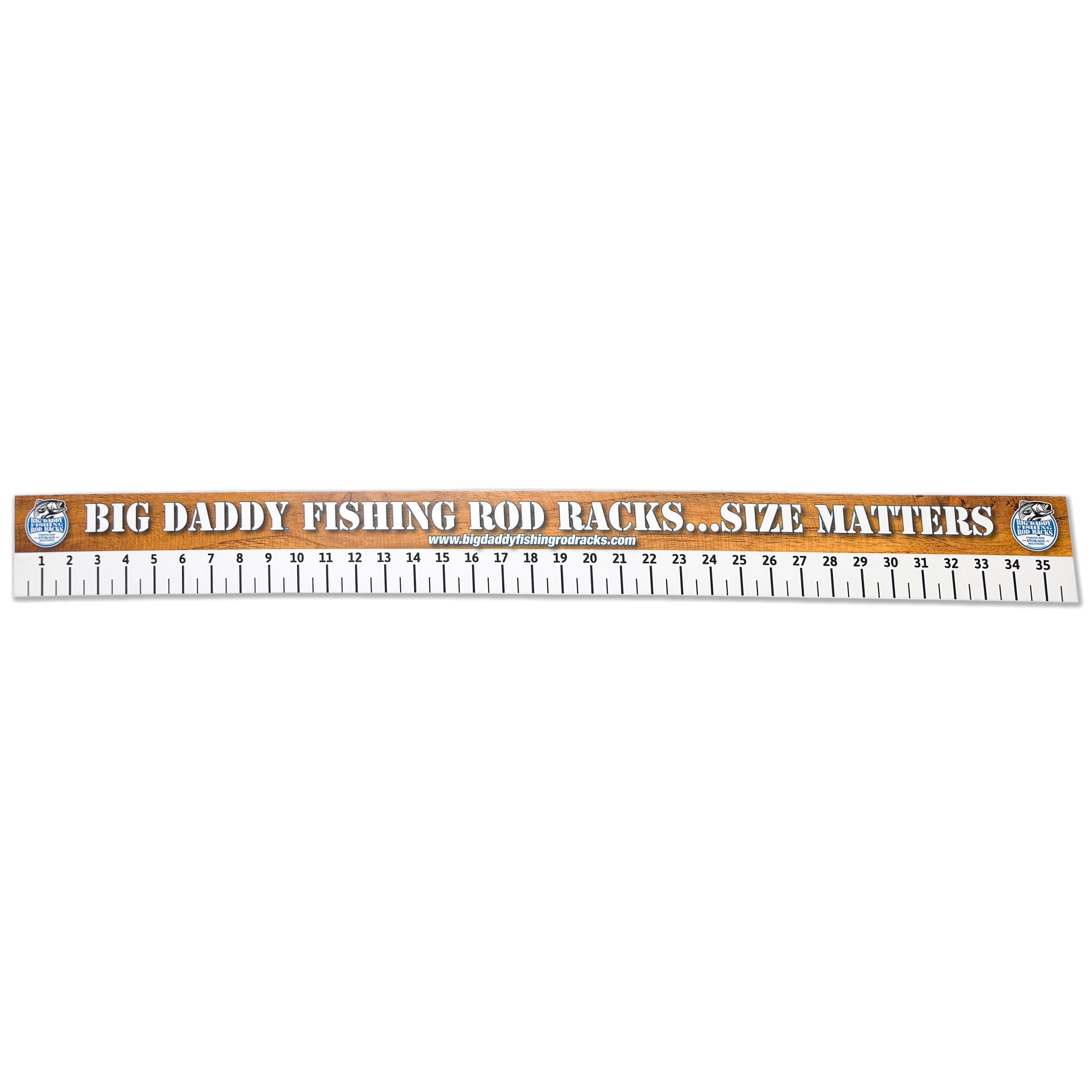 Teak Vinyl Ruler image 1