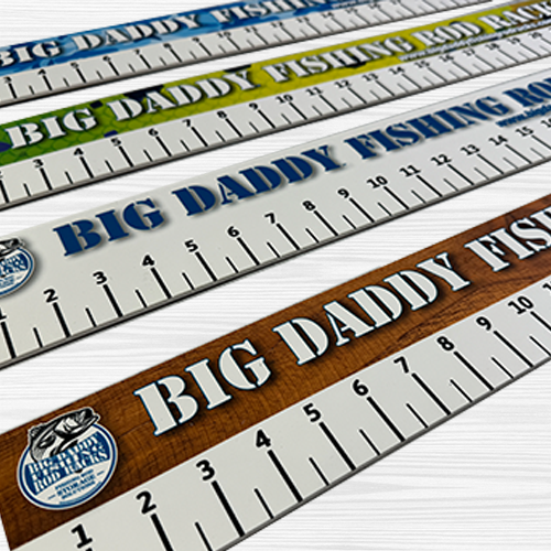 Blue Camo PVC Ruler image 1
