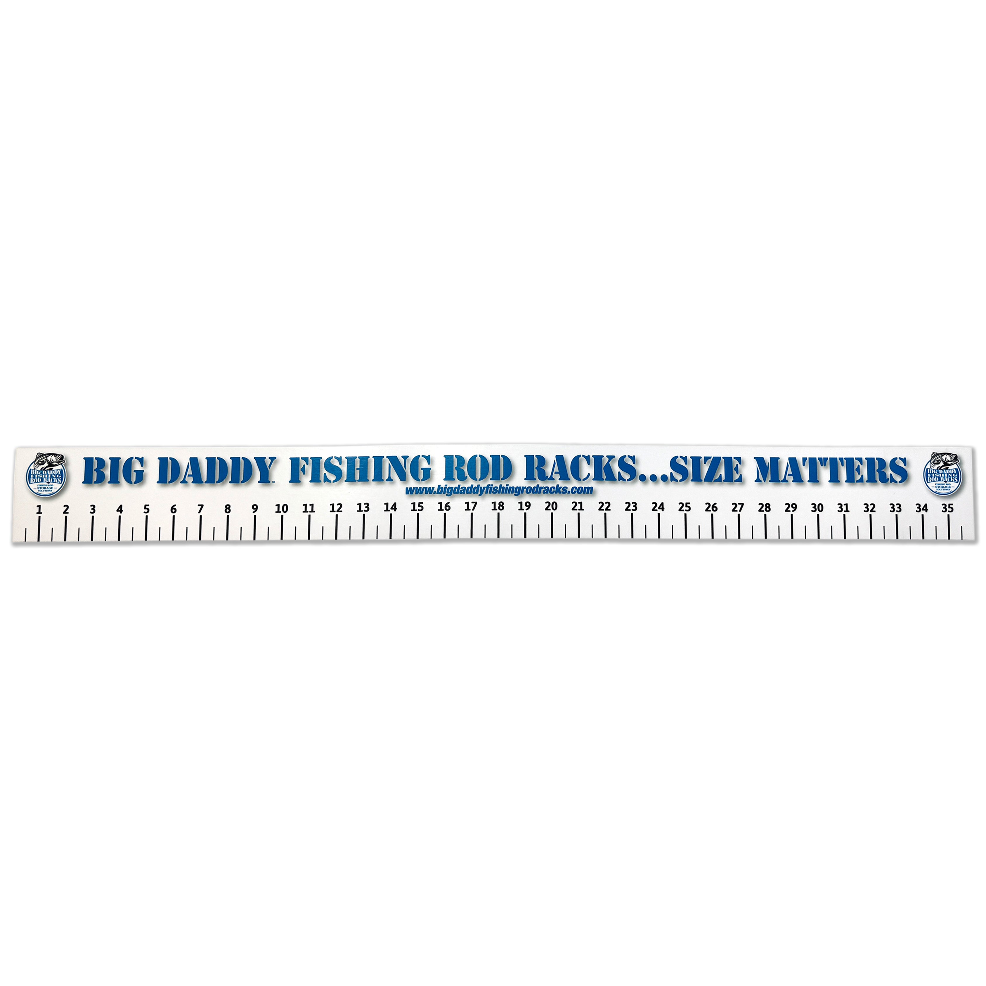 White Vinyl Ruler image 1