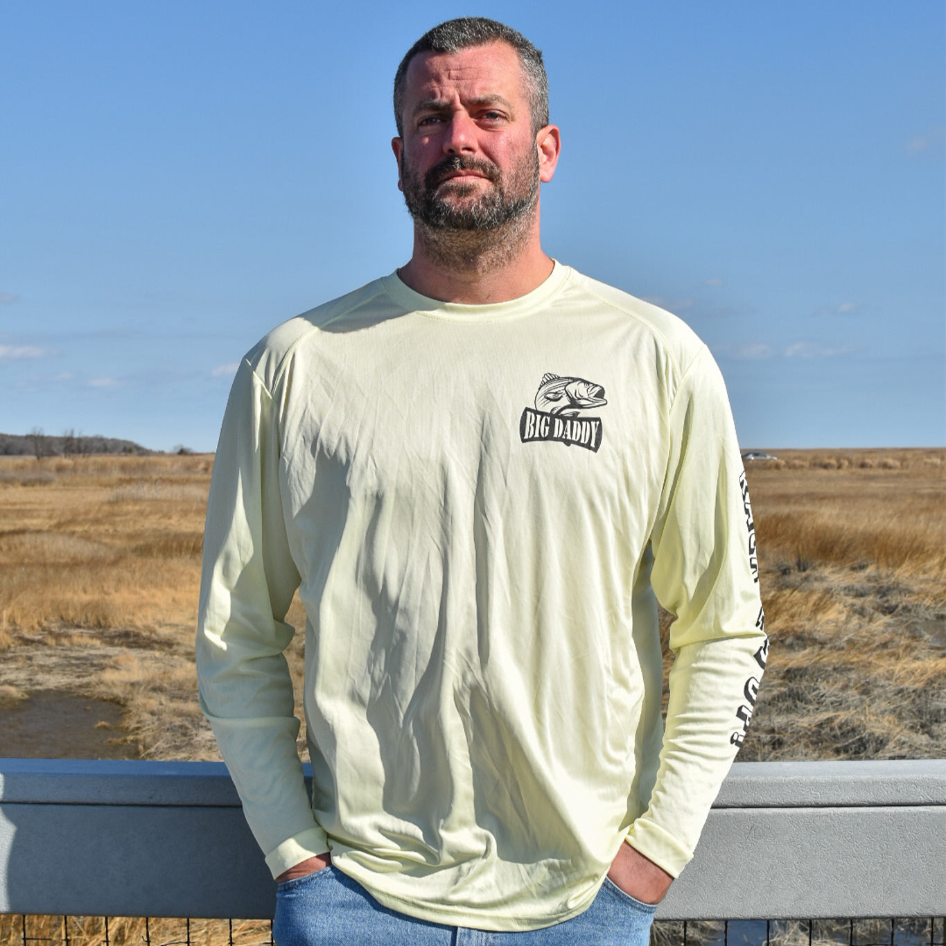Yellow Long Sleeve Performance Tee image 3