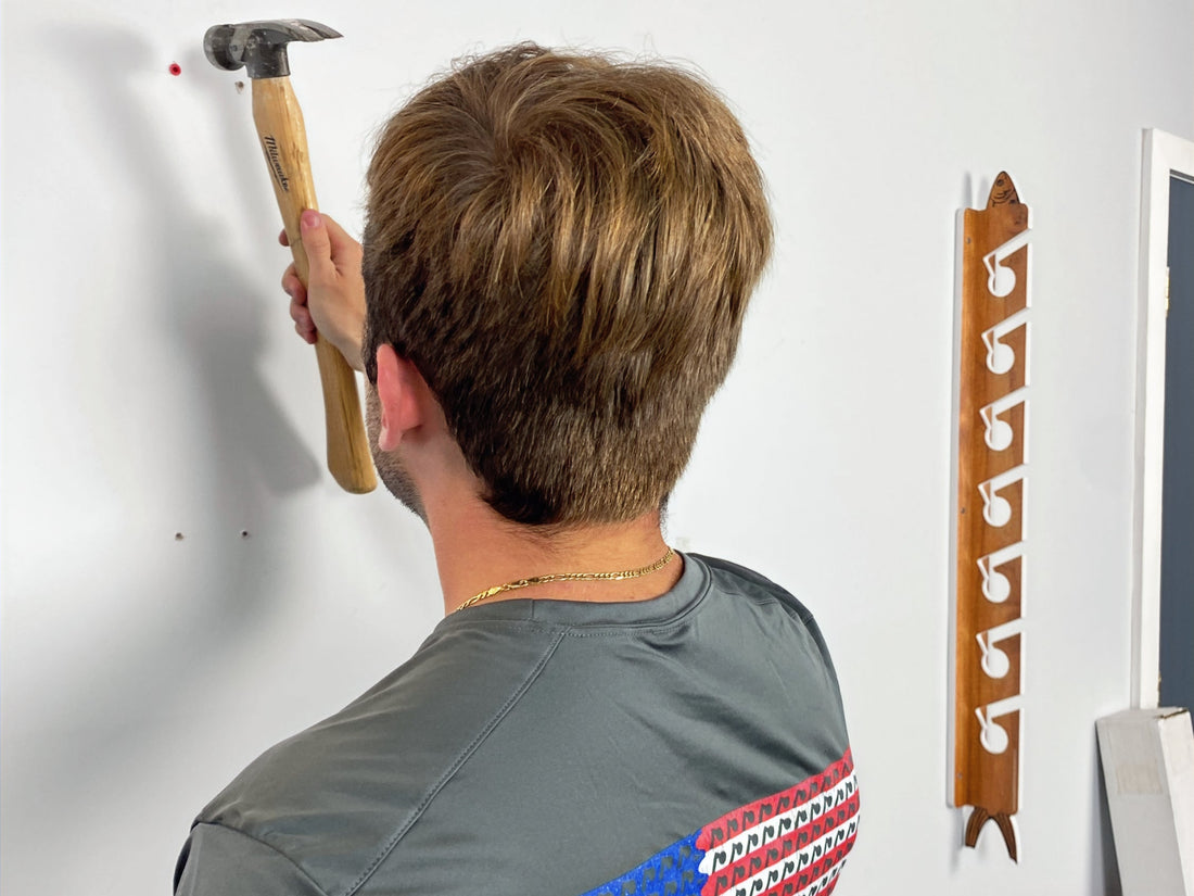 Installing Big Daddy Fishing Rod Racks