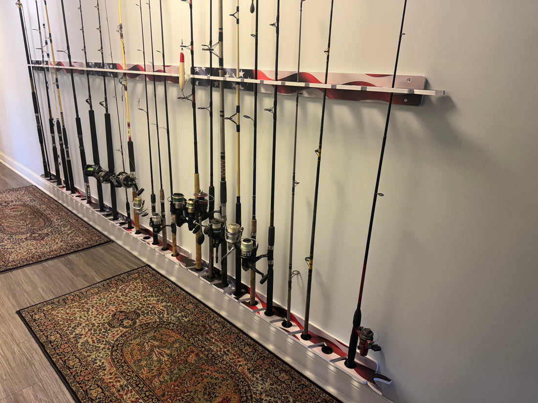 US Flag Rod Rack 