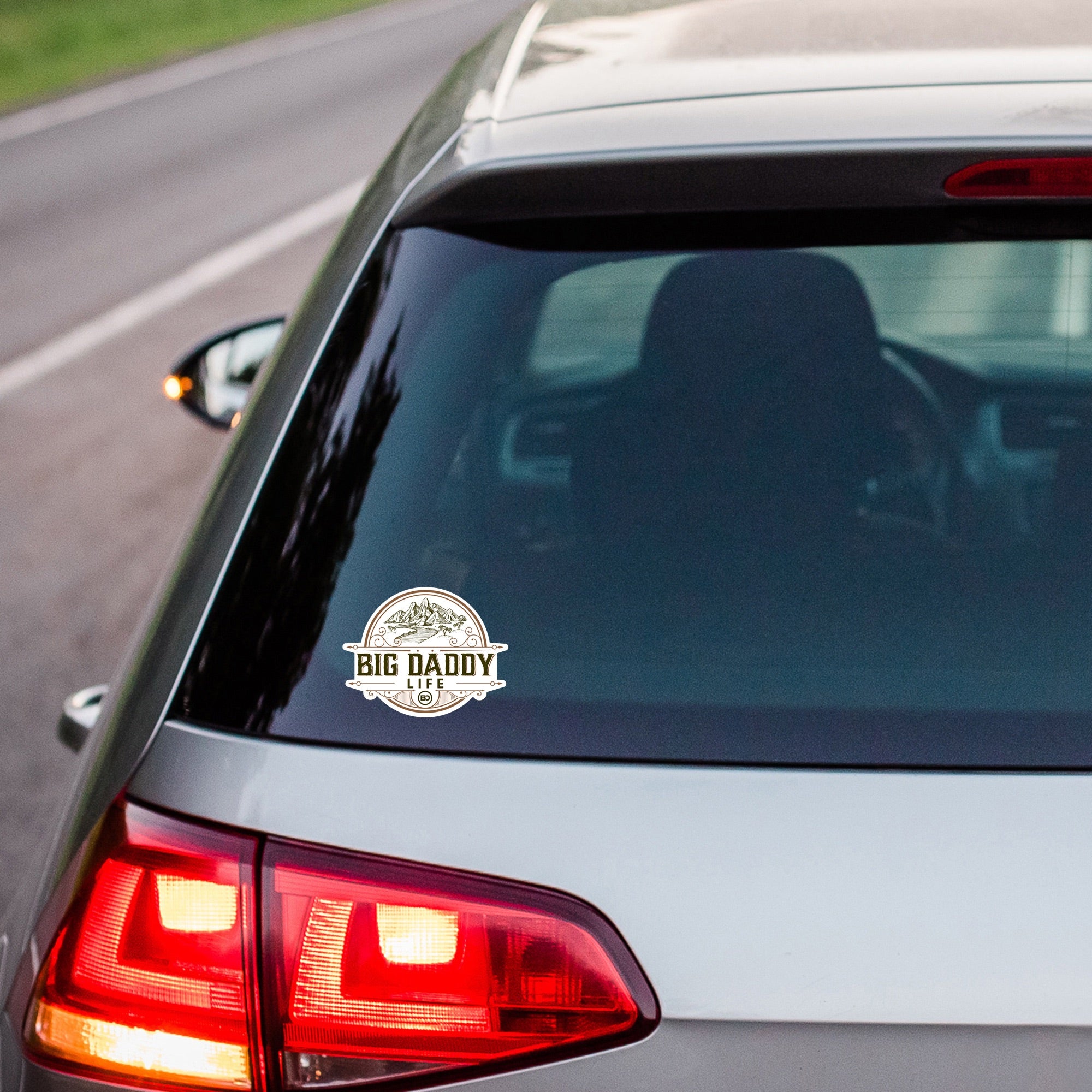 Car with Big Daddy Life decal