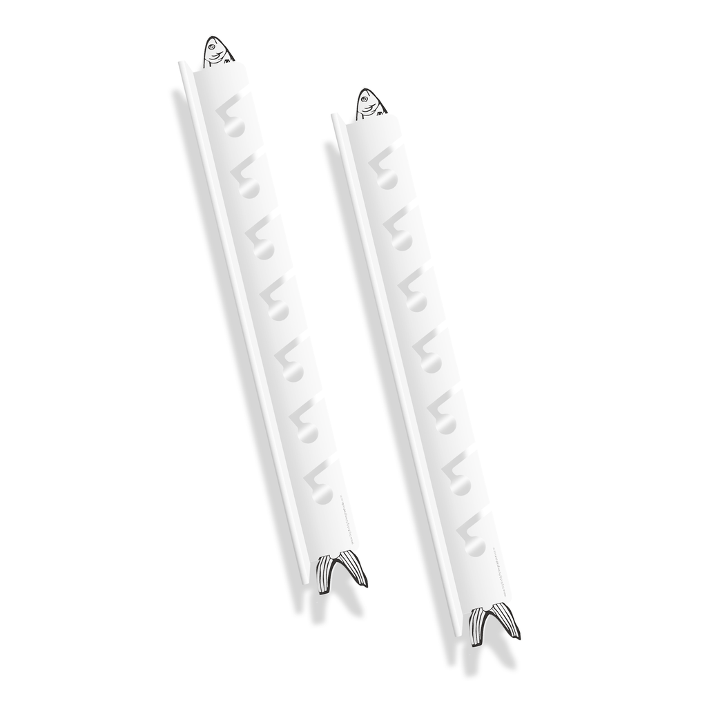 White 7-Holder Fishing Rod Rack Set (Interlocking) image 1