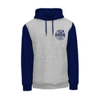 Gray & Navy Colorblock Hoodie
