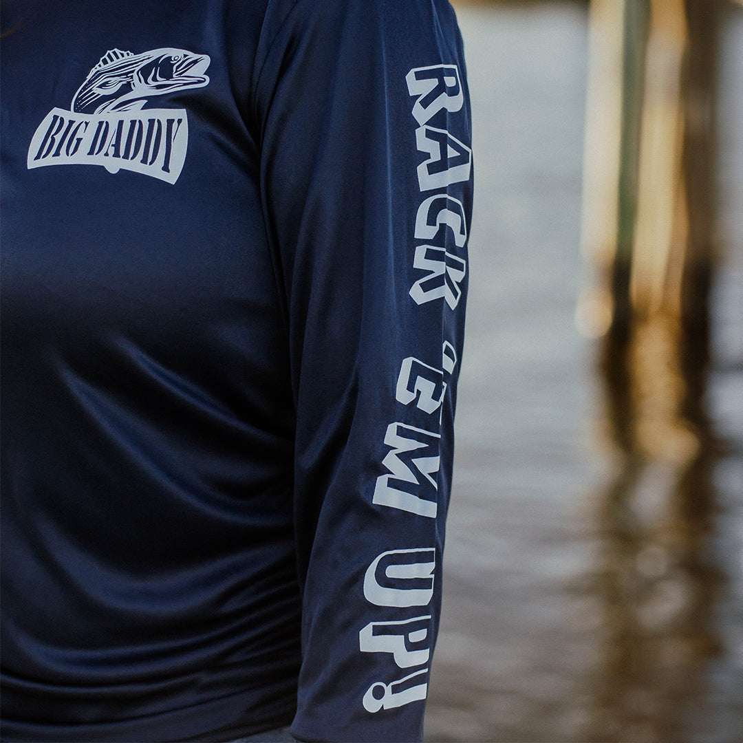 Blue Long Sleeve Performance Tee image 5