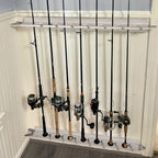 white oak rod rack