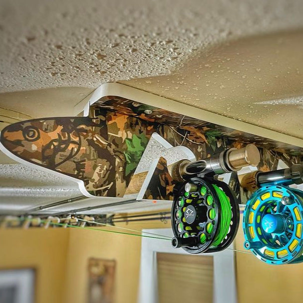 Forest Camo 7-Holder Fishing Rod Rack Set (NON-Interlocking) image 3