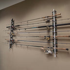 wall mounted camo rod rack