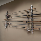 Forest Camo 7-Holder Fishing Rod Rack Set (NON-Interlocking) image 0