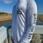 White Long Sleeve Performance Tee image 3