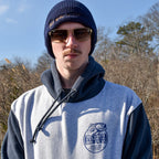 Gray & Navy Colorblock Hoodie image 4