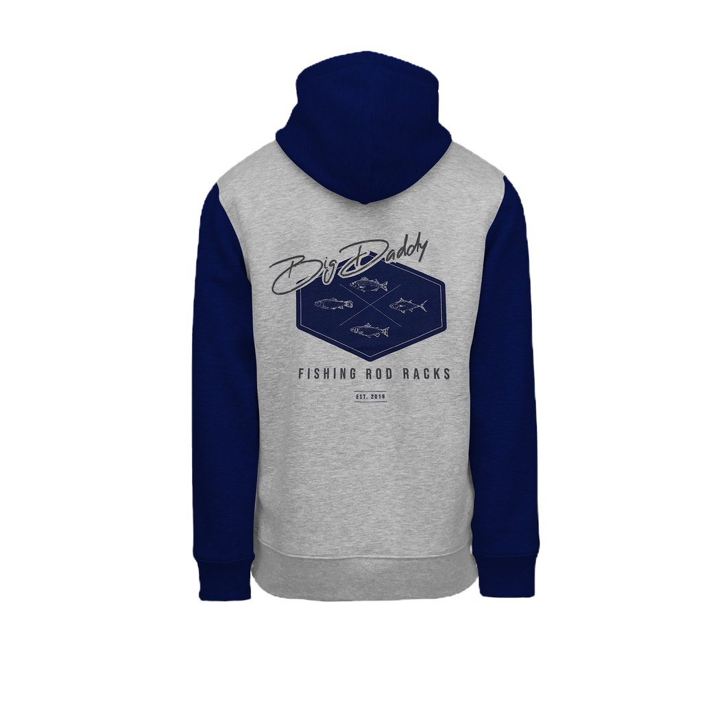 Gray & Navy Colorblock Hoodie image 1