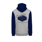 Gray & Navy Colorblock Hoodie image 1