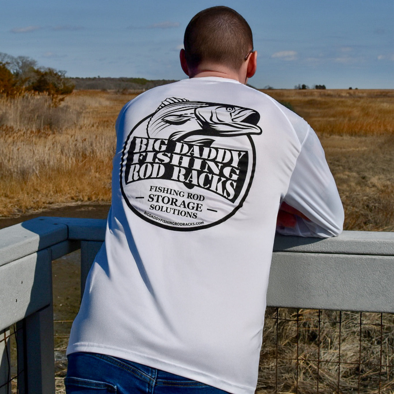 White Long Sleeve Performance Tee image 5