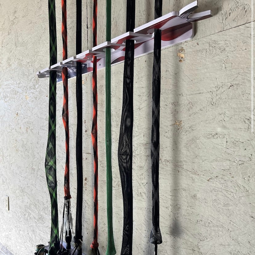 US Flag 7-Holder Fishing Rod Rack Set (Interlocking) image 10