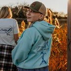 Bright Blue Hoodie image 10