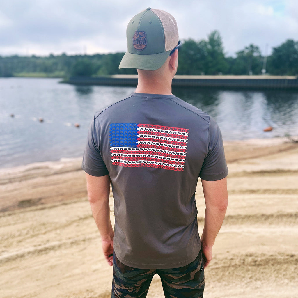 US Flag Performance Tee