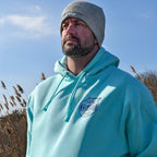 Bright Blue Hoodie image 4