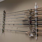 Fall Camo 7-Holder Fishing Rod Rack Set (NON-Interlocking) image 0
