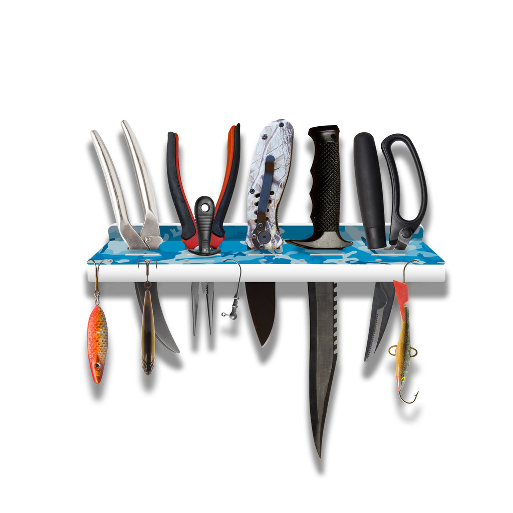 blue camo utility rack