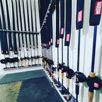 US Flag 10-Holder Fishing Rod Rack Set (Interlocking) image 5