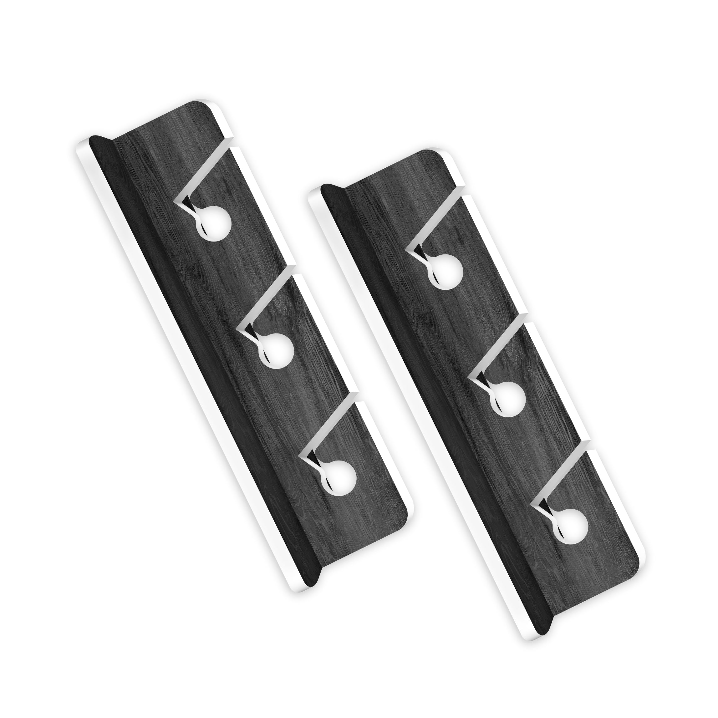 Dark Elm 3-Holder Fishing Rod Rack Set image 1