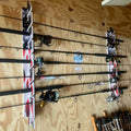 US Flag 7-Holder Fishing Rod Rack Set (Interlocking) image 0