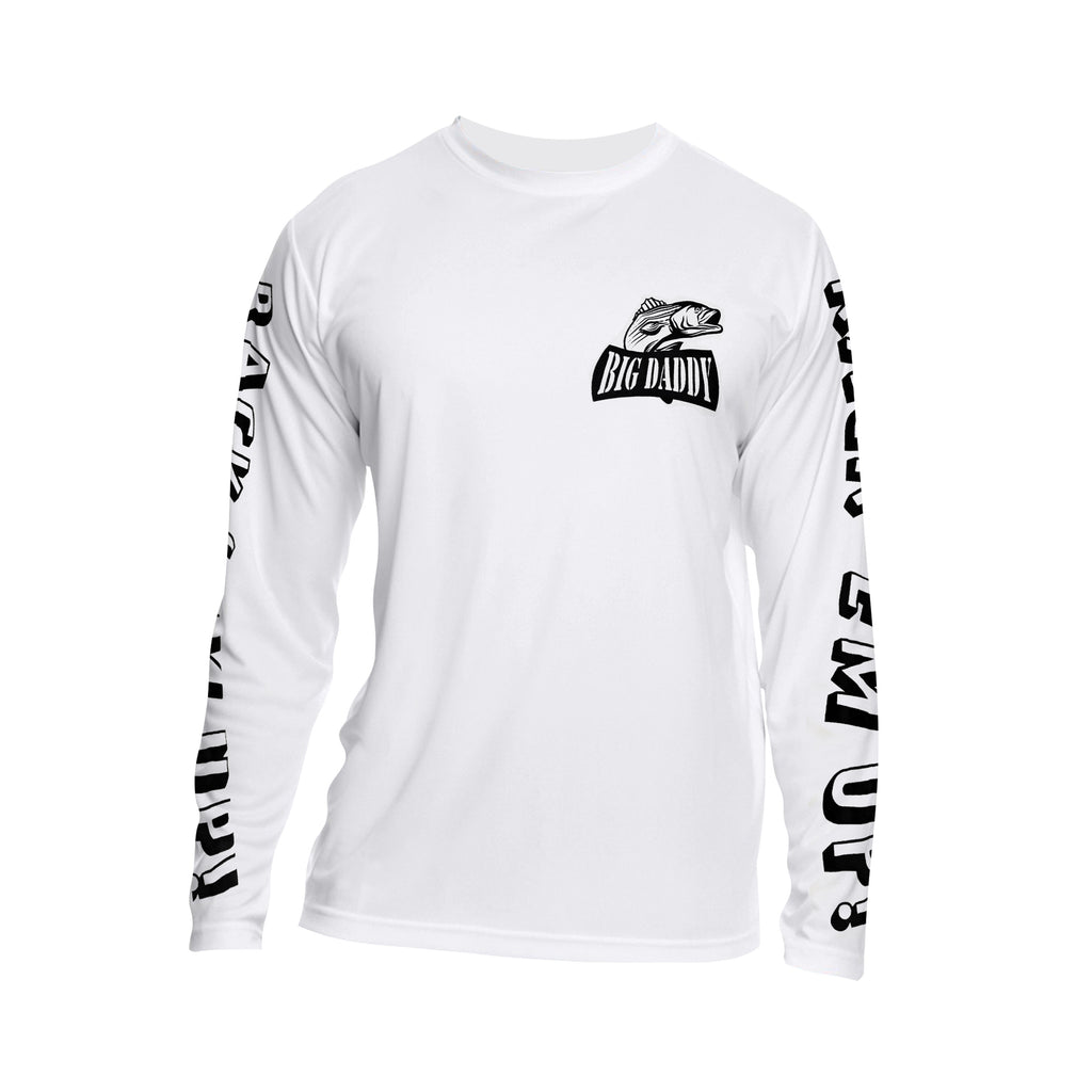 White Long Sleeve Performance Tee image 2