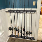 Dark Elm 7-Holder Fishing Rod Rack Set (Interlocking) image 7