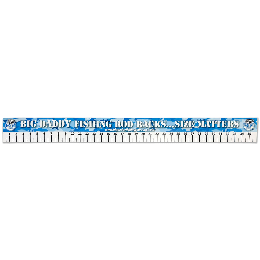 Blue Camo Vinyl Ruler image 1