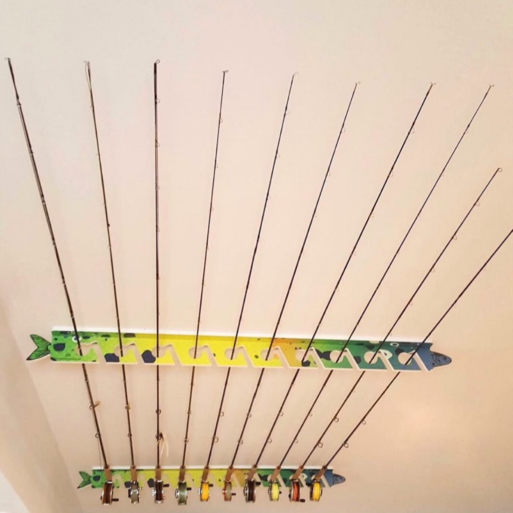 Mahi 10-Holder Fishing Rod Rack Set (Interlocking) image 5