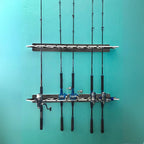 Dark Elm 7-Holder Fishing Rod Rack Set (Interlocking) image 6