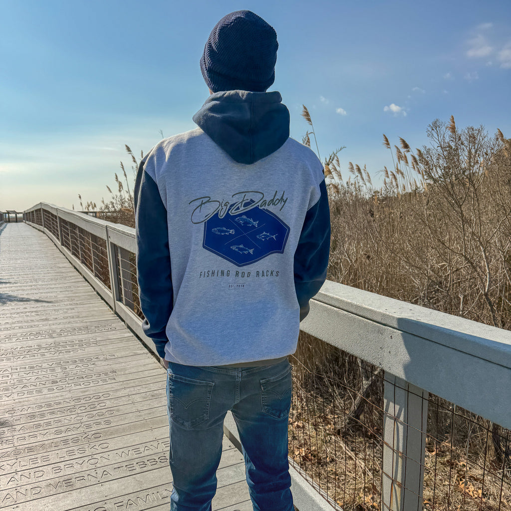 Gray & Navy Colorblock Hoodie image 5