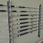 Dark Elm 10-Pole Fishing Storage Rack 2.0 (Interlocking)