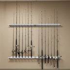 White 7-Holder Fishing Rod Rack Set (Interlocking) image 2