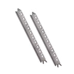 2 gray drift rod racks