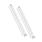 White 10-Pole Fishing Storage Rack 2.0 (Interlocking)