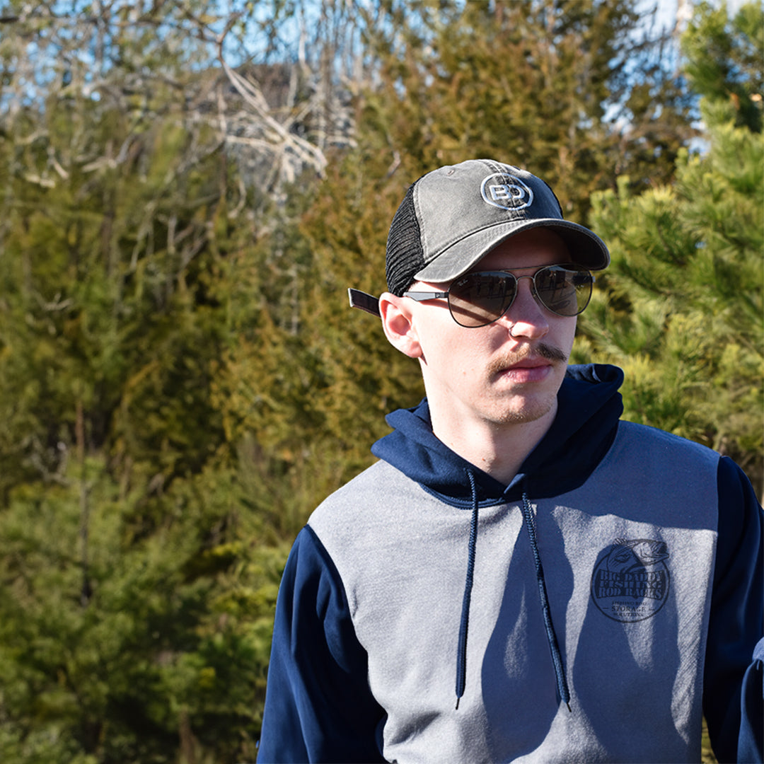 Gray & Navy Colorblock Hoodie image 13