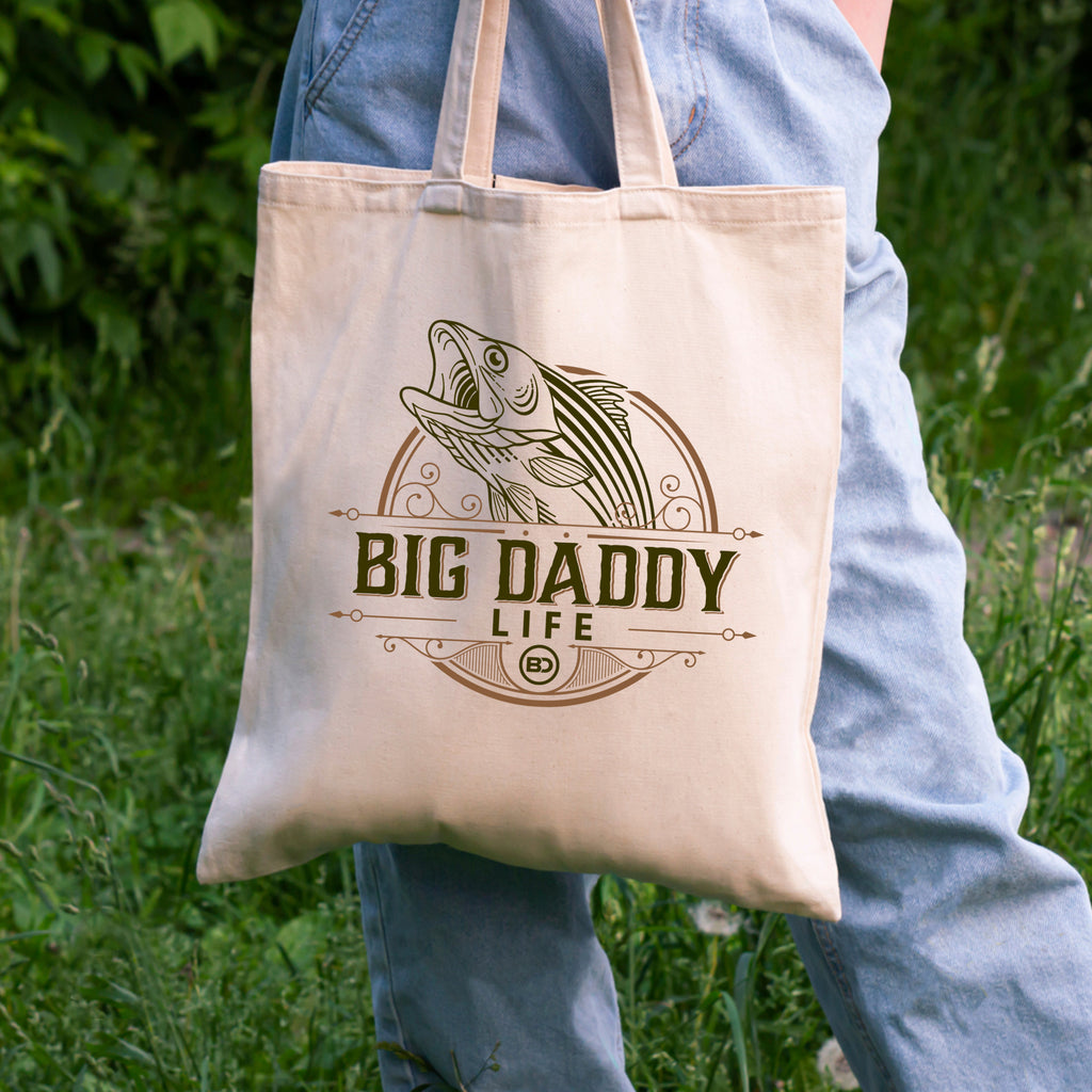 Big Bass Canvas Tote image 0