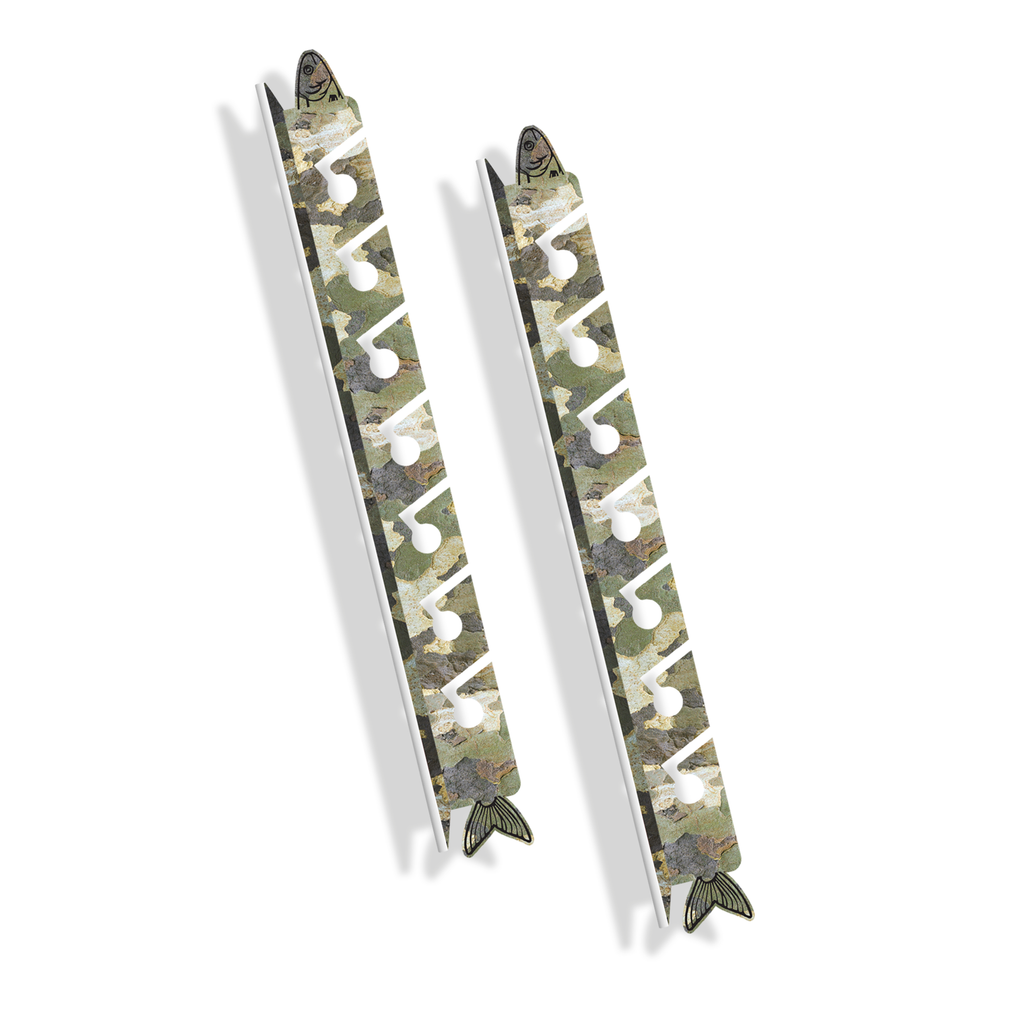 Sycamore Camo 7-Holder Fishing Rod Rack Set (NON-Interlocking) image 1