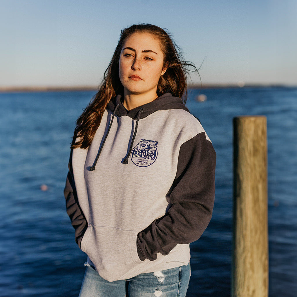 Gray & Navy Colorblock Hoodie image 9