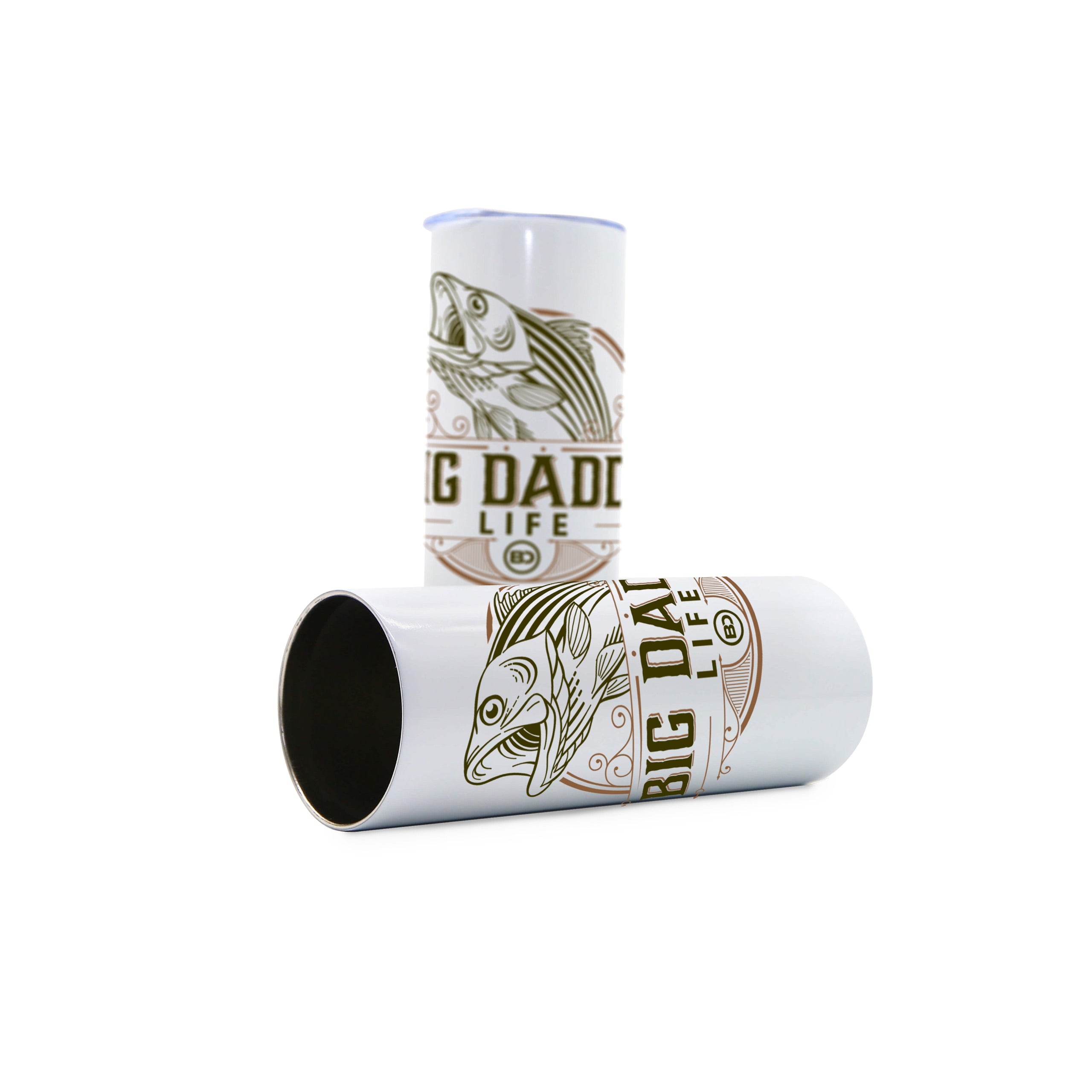 Big Daddy Life fishing tumbler drink cup