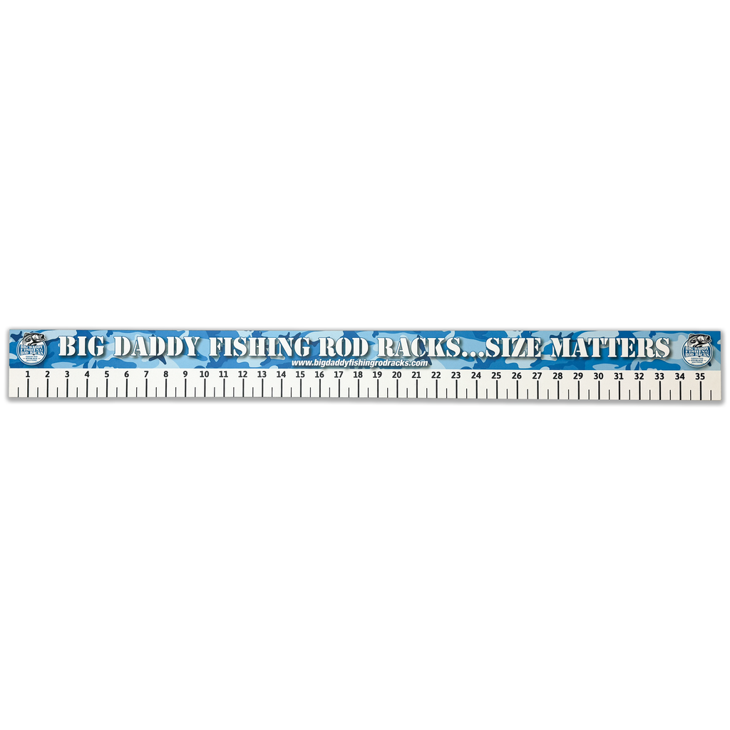 Blue Camo PVC Ruler image 0